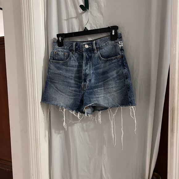 PacSun Pants - Pacsun ultra high rise vintage button fly floral embroidered size 26